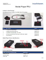 Preview for 1 page of TouchTunes Media Player FRU Quick Start Manual