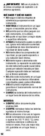 Preview for 52 page of TOUGHBUILT TB-H2-LM-165-BT Operating/Safety Instructions Manual