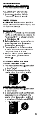 Preview for 59 page of TOUGHBUILT TB-H2-LM-165-BT Operating/Safety Instructions Manual