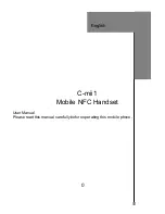 ToughShield C-mii1 User Manual preview