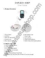 Toughsty DVR-0031-1080P User Manual preview