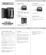 ToughTested DUAL SOLAR SWITCHBACK User Manual preview