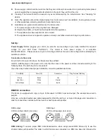 Preview for 3 page of TourPro Lighting MagicPar QZ-1915 Instruction Manual