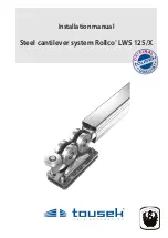 tousek Rollco LWS125/X Installation Manual предпросмотр