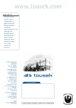 Preview for 12 page of tousek Rollco LWS125/X Installation Manual