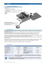 Предварительный просмотр 3 страницы tousek TURN 310 UF Installation And Operating Instructions Manual