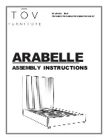 TOV ARABELLE BED B97-TOV Assembly Instructions preview