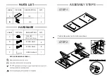 Preview for 2 page of TOV Leah Assembly Instructions