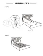 Предварительный просмотр 4 страницы TOV Sassy Bed TOV-B6418 Assembly Instructions