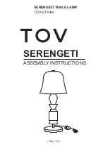 TOV SERENGETI TOV-G18366 Assembly Instructions preview