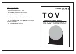 Preview for 1 page of TOV Trigg Round Accent Mirror Assembly Instructions