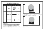 Preview for 2 page of TOV Trigg Round Accent Mirror Assembly Instructions