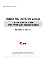 Preview for 1 page of Tovis MTG-02XT/XN Series Service And Operation Manual