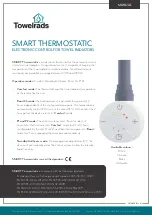 Preview for 1 page of Towelrads SMART Thermostatic Manual