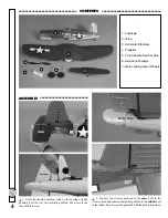 Предварительный просмотр 4 страницы Tower Hobbies F40 Corsair Instruction Manual