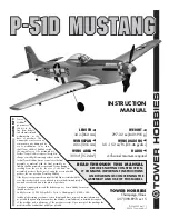 Tower Hobbies P-51D Mustang Instruction Manual предпросмотр