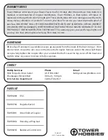 Preview for 4 page of Tower Hobbies Power  Vee Instruction Manual