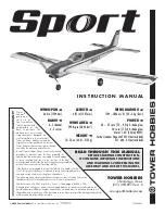 Предварительный просмотр 1 страницы Tower Hobbies SPORT Instruction Manual