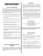 Preview for 3 page of Tower Hobbies Tower Terror Assembly And Operation Manual