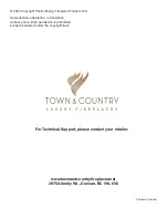 Preview for 16 page of Town & Country Fireplaces 22080041 Installation And Servicing Instructions