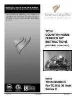 Preview for 1 page of Town & Country Fireplaces TC36.NG02CN Instructions Manual