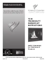 Town & Country Fireplaces TC36.NG04D Installation Instructions Manual preview