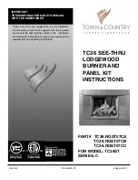 Preview for 1 page of Town & Country Fireplaces TC36.NGST07CA Instructions Manual