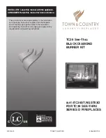 Preview for 1 page of Town & Country Fireplaces TC36 TC36ST.NGST03D Manual