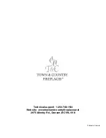 Preview for 44 page of Town & Country Fireplaces TC36ST Installation And Operating Instructions Manual