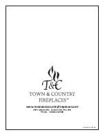 Preview for 8 page of Town & Country Fireplaces TC42.NG01 User Manual