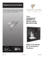 Town & Country Fireplaces TC42.NG04D Installation Instructions Manual preview