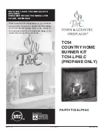 Предварительный просмотр 1 страницы Town & Country Fireplaces TC54.LP02.C User Manual