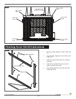 Preview for 27 page of Town & Country Fireplaces TC54 SERIES DMODULAR Installation And Operating Instructions Manual