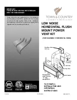 Town & Country Fireplaces TCVT.FMPV3 Installation And Operating Instructions Manual preview