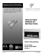 Town & Country Fireplaces TCWS.38NG08C Instructions For Intallation preview