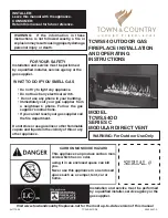 Town & Country Fireplaces TCWS.54CODE Installation And Operating Instructions Manual preview