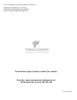 Preview for 40 page of Town & Country Fireplaces TCWS54D2 Installation Manual