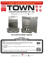 Предварительный просмотр 4 страницы Town Food Service Equipment PR-36 Owner'S Manual