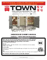 Town Food Service Equipment SM-24-L Owner'S Manual предпросмотр