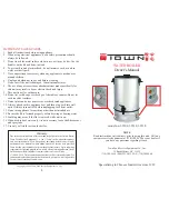 Town 39108 Owner'S Manual preview