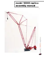 Предварительный просмотр 1 страницы Towsley's Collectibles Manitowoc 18000 Assembly Manual