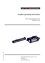 TOX PRESSOTECHNIK Powerpackage Q Series Original Operating Instructions preview