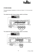 Предварительный просмотр 19 страницы Toxic TOXIC Series Owner'S Manual