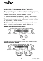 Предварительный просмотр 48 страницы Toxic TOXIC Series Owner'S Manual