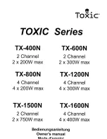 Preview for 1 page of Toxic TX-1200N Owner'S Manual