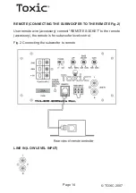 Preview for 14 page of Toxic TXA-400 Owner'S Manual