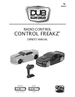 Toy State DUB Garage Control Freakz Owner'S Manual preview