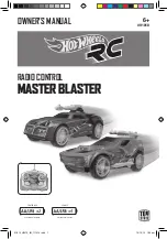 Toy State HotWheels RC Radio Control Master Blaster 91810 Owner'S Manual preview