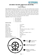 Preview for 1 page of Toyama T 76 251 Technical Manual