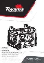 Toyama TG3500iSERP Owner'S Manual preview